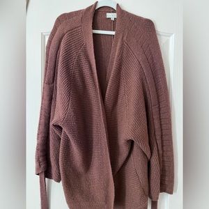 Lucky brand cardigan with pull sleeves